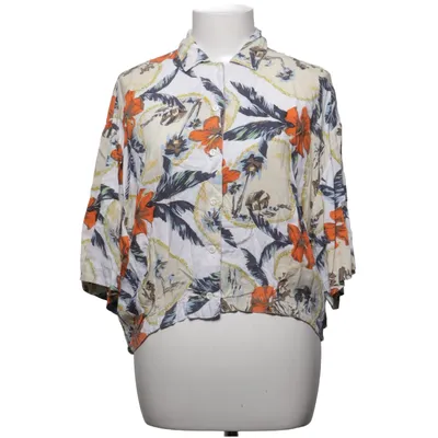 Short sleeve shirt (White, Orange, Multicolored) from Lace Viscose