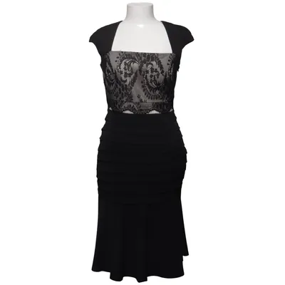 Cocktailkleid (Schwarz, Beige) von Jax Elasthan, Polyamid, Polyester