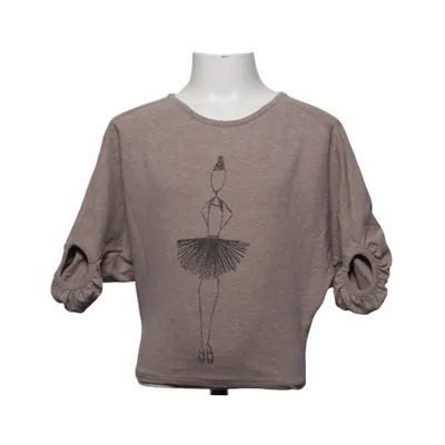 Haut (Beige) de Gro Coton, Élasthane, Polyester