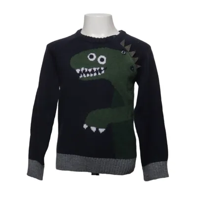 Strickpullover (Blau, Grün, Grau) von Crafted Acryl, Polyester
