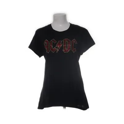 T-shirt (Svart, Röd) från ACDC Återvunnen bomull, Återvunnen polyester