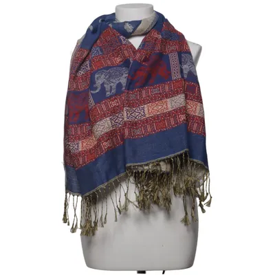 Sjaal (Blauw, Rood, Beige) van Pashmina Kasjmier