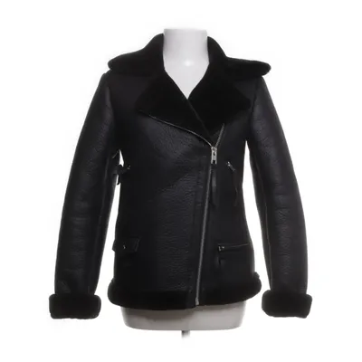 Shearlingjakke (Sort) fra Yessica by C&A Polyester, Kunstpels