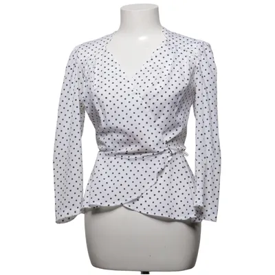 Wrap blouse (White, Black) from Fogh Hjuler