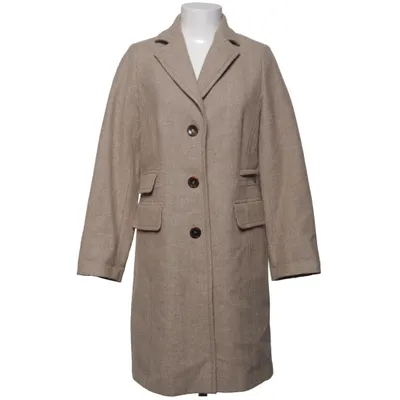 Frakke (Beige) fra Bogner Kashmir, Læder, Polyamid, Polyester, Viscose, Uld