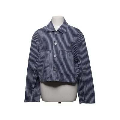 Veste en jean (Bleu, Blanc) de Pull & Bear Coton