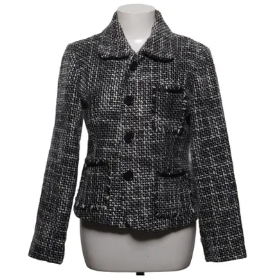 Blazer (Schwarz, Weiß) von B.Young Polyester, Viskose, Wolle