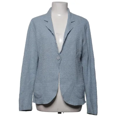 Cardigan (Bleu) de Anna Justper Acrylique, Coton