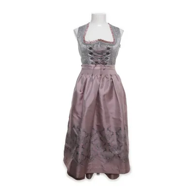 Dirndl (Grijs, Roze) van Country Line Katoen, Polyester