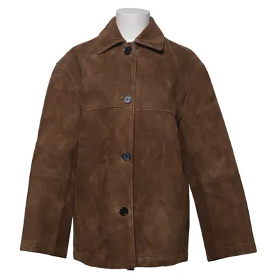 Läderjacka (Brun) från COS Elastan, Polyester, Mocka