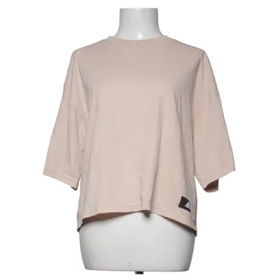 T-shirt (Beige, Wit) van Adidas Katoen, Gerecycled polyester