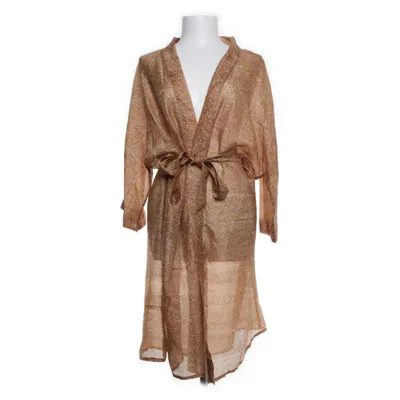 Dressing gown (Green, Multicolored) Silk