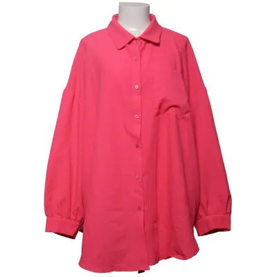 Shirt (Pink) from Shein Curve Elastane, Polyester