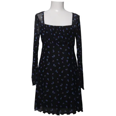 Jurk (Zwart, Meerkleurig) van Divided by H&M Elastaan, Polyester