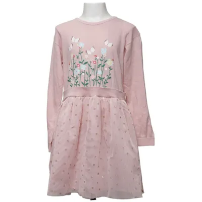 Dress (Pink) from H&M Cotton, Polyester