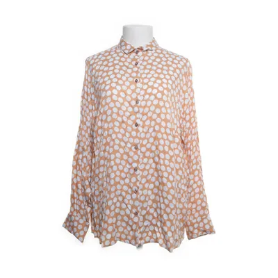 Shirt (White, Beige) from Eterna Viscose