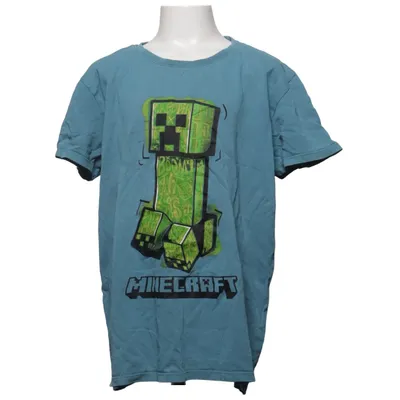 T-shirt (Blå, Grön, Svart) från Mojang Bomull