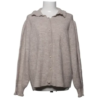 Cardigan (Beige) from Nümph Acrylic, Elastane, Polyester, Wool