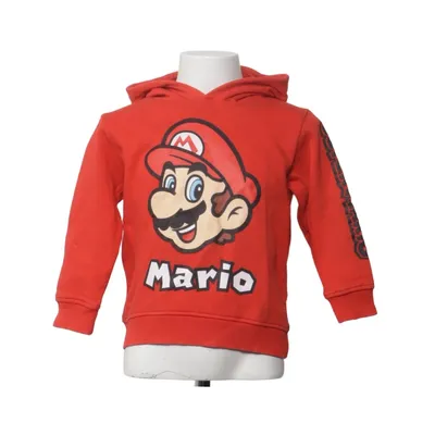 Hoodie (Red) from Super Mario Cotton, Polyester