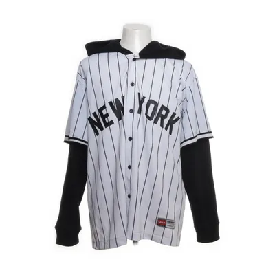 Huvtröja (Vit, Svart) från FSBN Bomull, Polyester