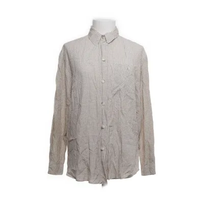 Blus (Beige, Vit) från New Fast Viskos
