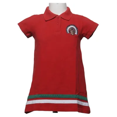 Polo dress (Red, Green, White) from Frölunda Cotton