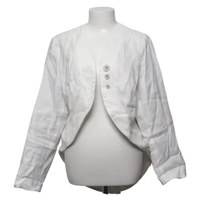 Blazer (Blanc) de La Redoute Coton, Lin, Polyester