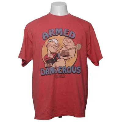 T-shirt (Rouge) de Popeye Coton