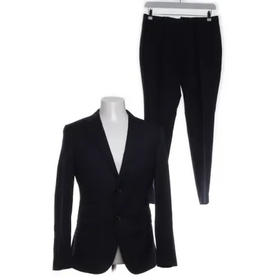Suit (Blue) from These Glory Days Wool, Polyester, Elastane, Acetate