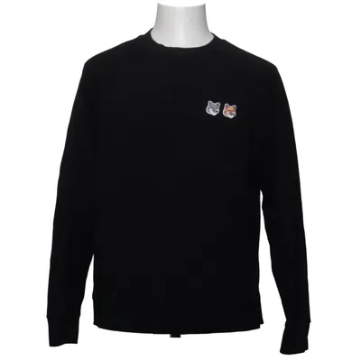 Sweatshirt (Noir) de Maison Kitsuné Coton