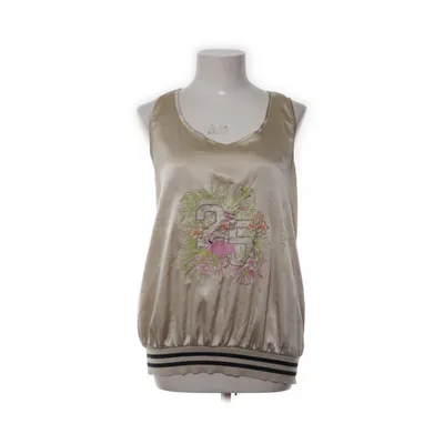 Tank Top (Beige, Multicolored) from Mystic Polyester