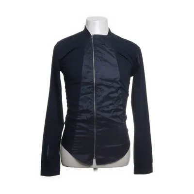 Bikerjack (Blauw) van Zara Man Katoen, Polyamide