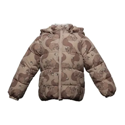 Winter jacket (Beige, Brown) from KappAhl Polyester