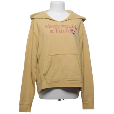 Sweat à capuche (Jaune) de Abercrombie & Fitch Coton, Polyester