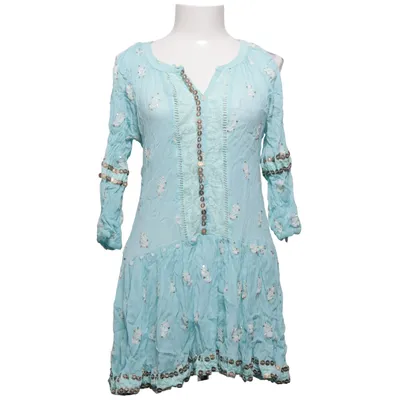 Robe (Bleu, Blanc, Marron) de Miss June Coton