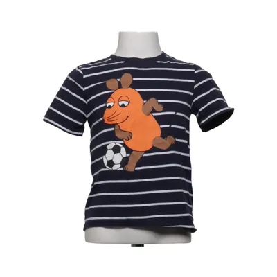 T-shirt (Bleu, Blanc, Orange) de DieMaus Coton