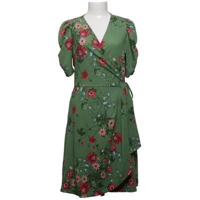 Slå-om-kjole (Grøn, Rød, Flerfarvet) fra Next Elastan, Polyester