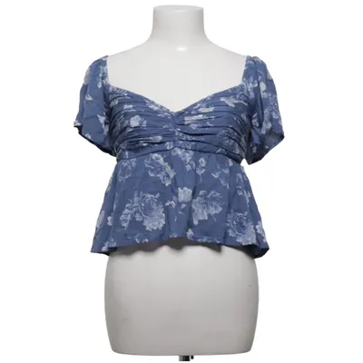 Crop top (Blue) from Hollister Elastane, Polyester
