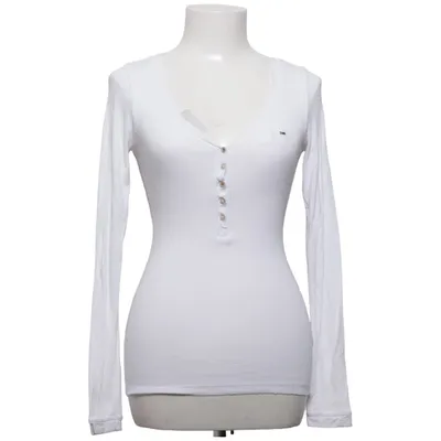 Henley T-shirt (Hvid) fra Tommy Hilfiger Jeans