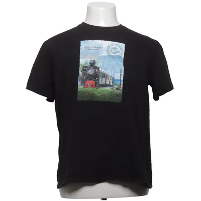 T-shirt (Zwart) van Piccolio Katoen