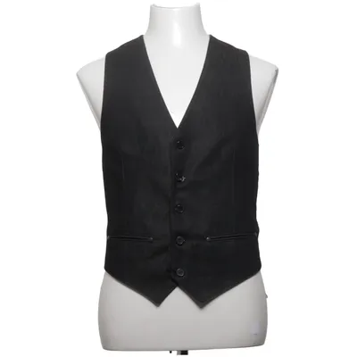 Kostuumgilet (Grijs) van Emilio Katoen, Polyester, Viscose