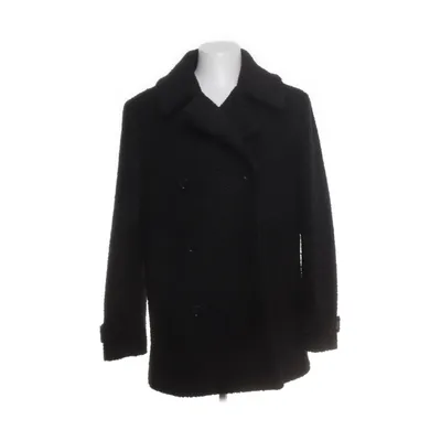 Pea coat (Black) from H&M Studio Polyester, Elastane, Viscose