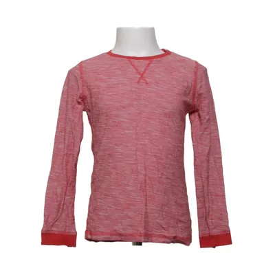 T-shirt à manches longues (Rouge, Blanc) de Simond Coton