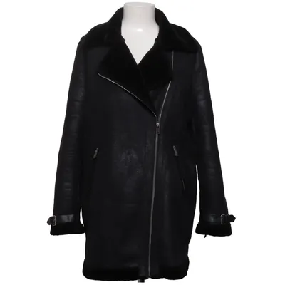 Shearling Jacke (Schwarz) von Forever 21 Polyester