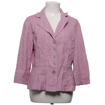 Blazer (Pink) fra Per Una x Marks & Spencer Bomuld, Elastan, Linned