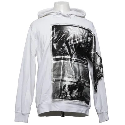 Hoodie (White, Black) from Calvin Klein Jeans Andy Warhol Cotton, Polyester
