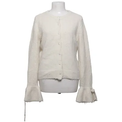 Cardigan (Blanc) de Object Polyester recyclé