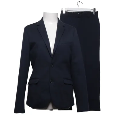 Jakkesæt (Blå) fra Lindbergh White Elastan, Polyester, Viscose