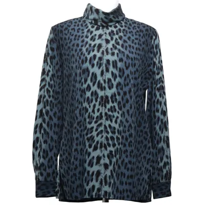 Bluse (Blå, Sort) fra Sommermann Polyester
