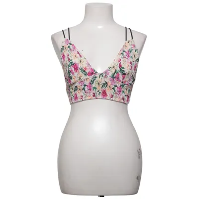 Crop top (Hvid, Flerfarvet) fra Pink